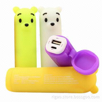 Cute beat water-resistant mini gift power bank for kids